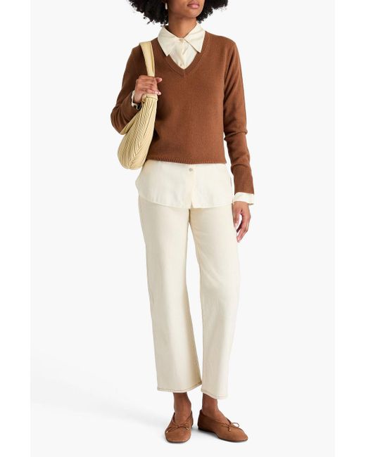 Vince Brown Cashmere Sweater