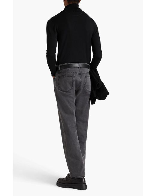 Valentino Garavani Black Wool Turtleneck Sweater for men