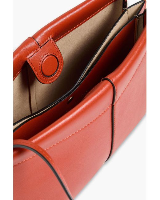 Wandler Red Carly Leather Shoulder Bag