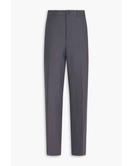 Dior Blue Wool-crepe Pants for men