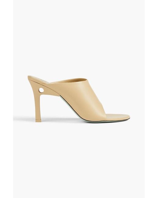 Off-White c/o Virgil Abloh White Meteor Leather Mules