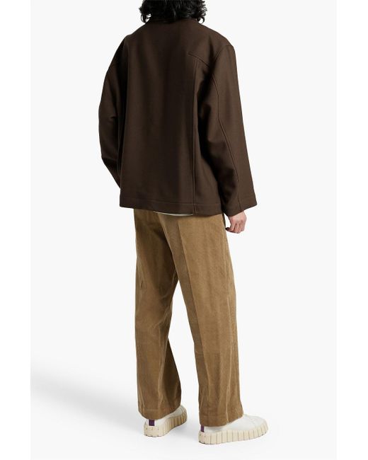 LE17SEPTEMBRE Brown Wool-blend Coat for men