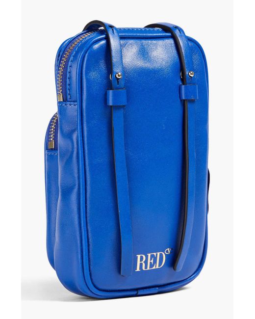 Red(v) Blue Smartphone-pochette aus leder