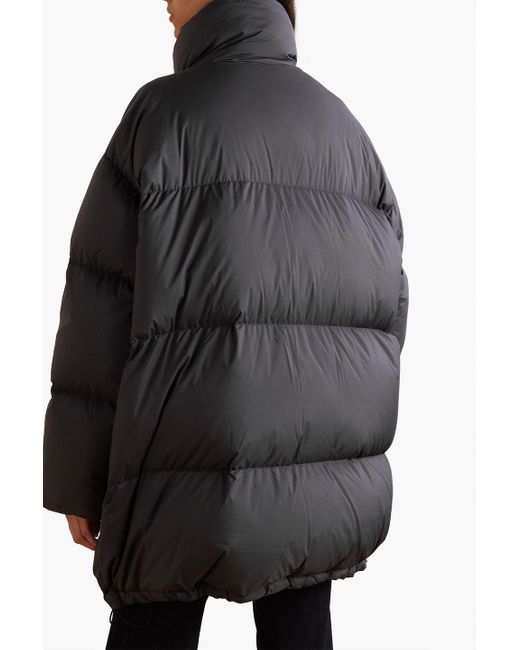 Stand Studio Edna Oversized Quilted Shell Down Coat in Black Lyst