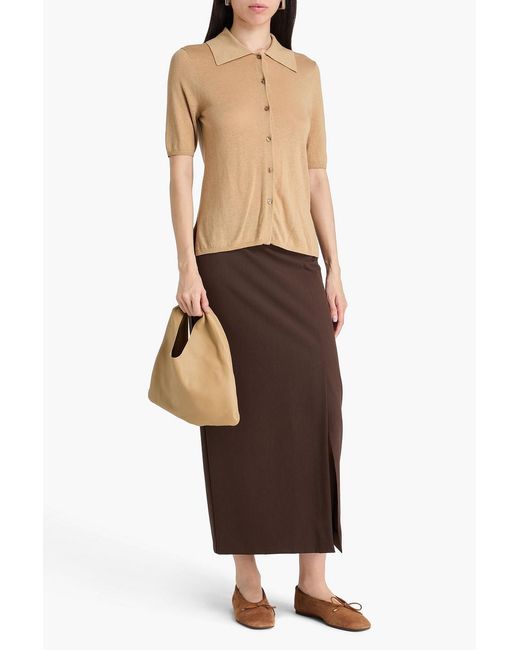By Malene Birger Natural Tm Lyocell-blend Polo Shirt