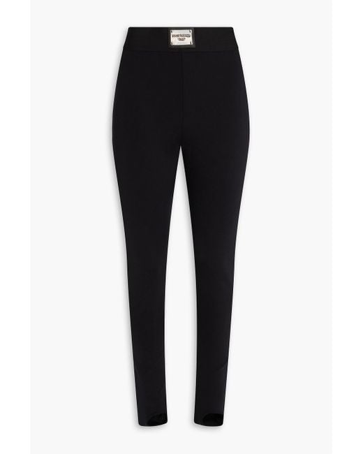 Dolce & Gabbana Black Stretch Leggings