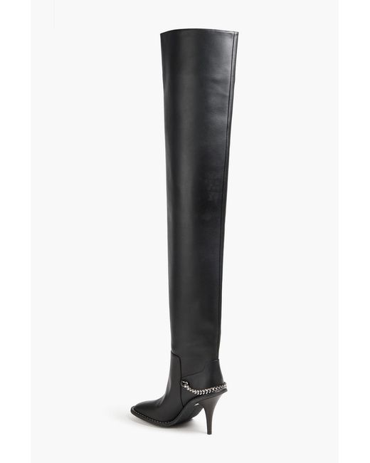 Stella McCartney Black Ryder Thigh Boots