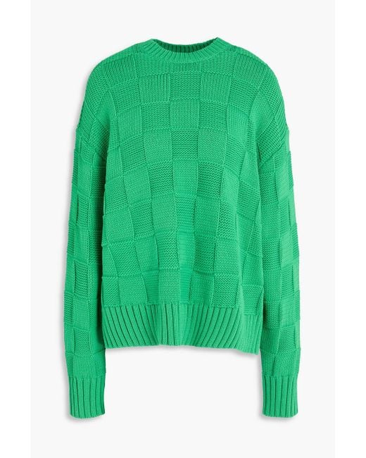Guest In Residence Green Pullover aus einer baumwollmischung