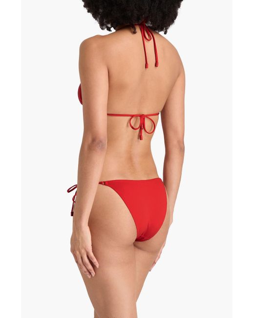 Zimmermann Red Low-Rise Bikini Briefs