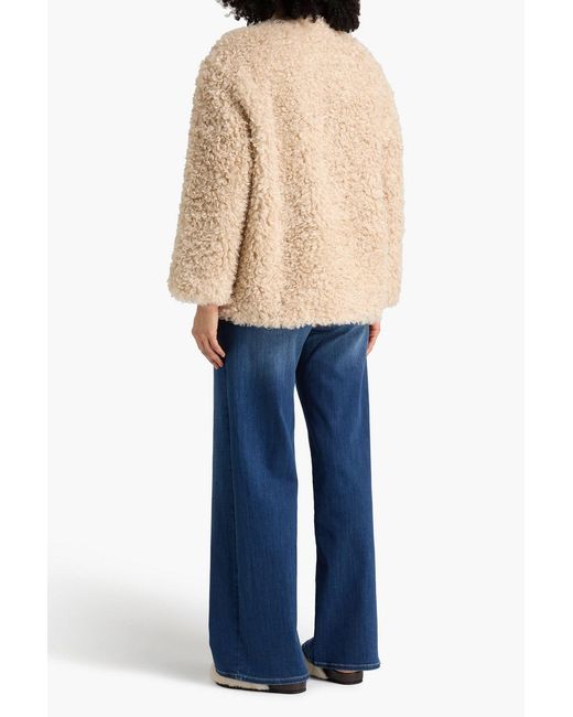 Maje Natural Plush Jacket