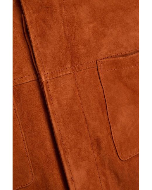 Slowear Brown Suede Jacket for men