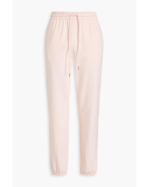 Zimmermann Pink Track pants aus frottee aus einer baumwollmischung