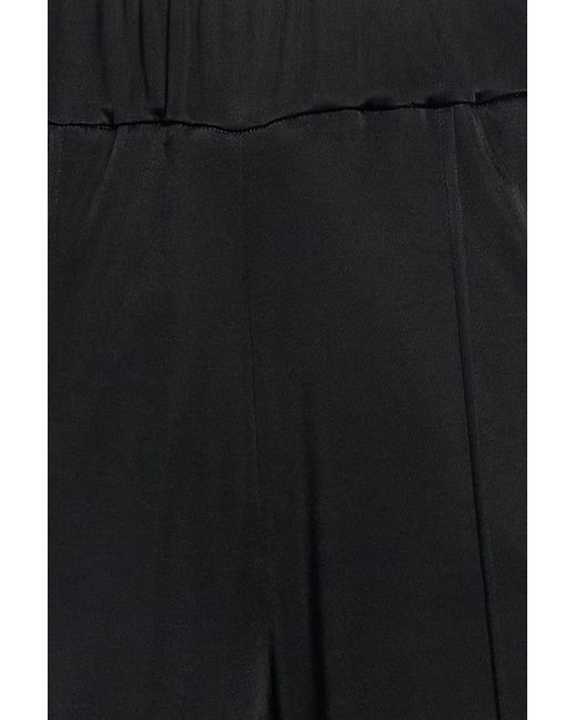 Jil Sander Black Satin-Jersey Track Pants
