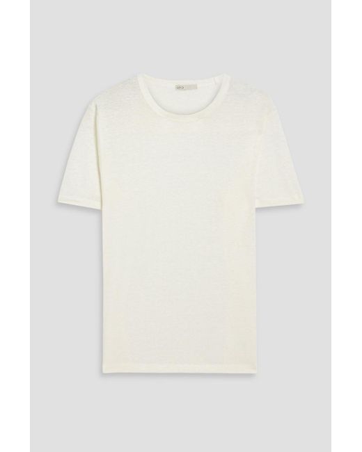 Onia Chad t-shirt aus leinen-jersey in Natural für Herren
