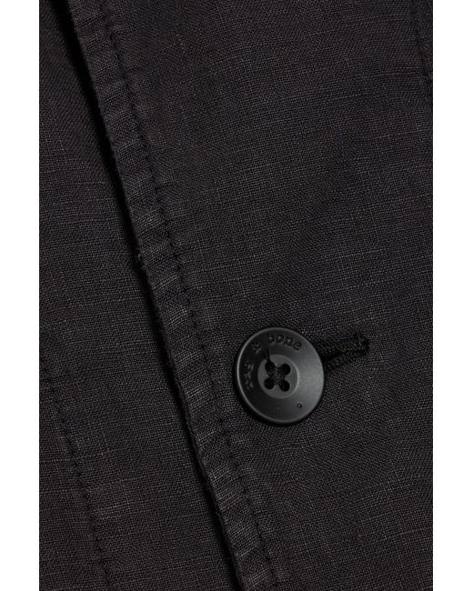 Rag & Bone Black Evan Linen Jacket for men
