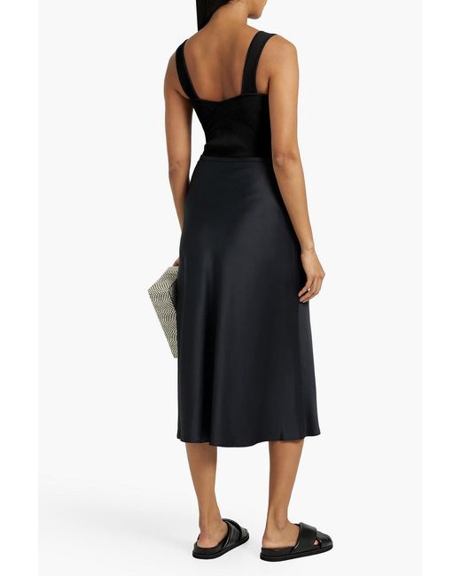 Rag & Bone Black Asher Ribbed-knit Tank
