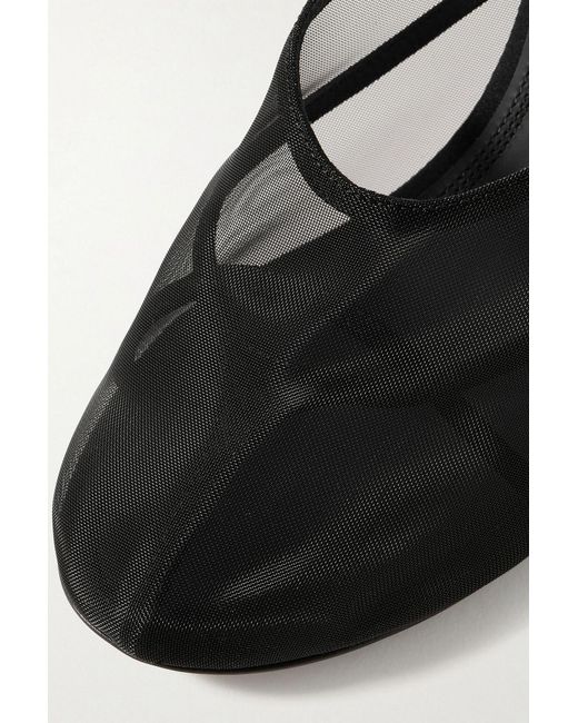 Neous Black Pherka Mesh Mules