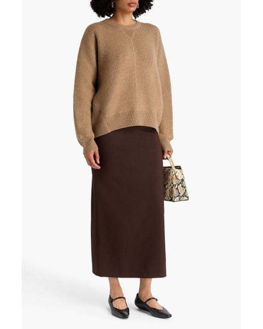 Totême  Natural Mélange Cashmere-blend Sweater