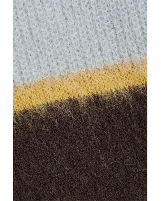 CORDOVA White Arosa Striped Knitted Sweater