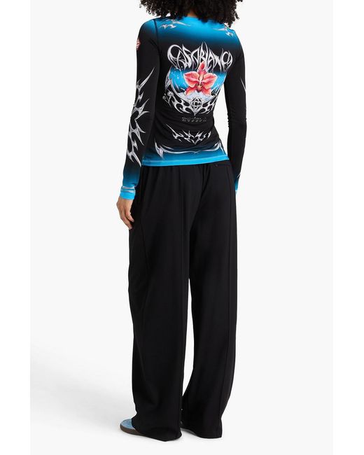 Wardrobe NYC Black Stretch-jersey Track Pants