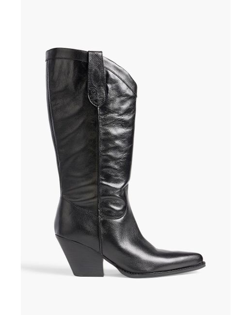 Sam Edelman Black Jamie Leather Boots