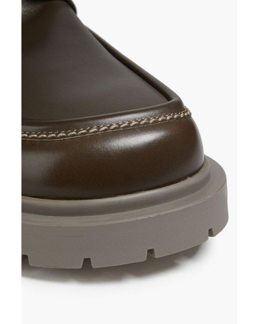 Maison Margiela Brown Leather Chukka Boots for men