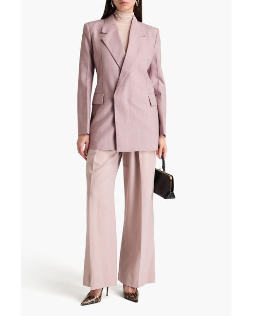 Victoria Beckham Pink Wool Blazer