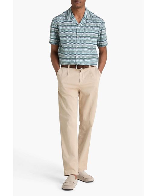 Missoni Natural Slim-Fit Stretch-Cotton Twill Chinos for men
