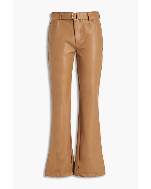 Nicholas Multicolor Arya Belted Faux Leather Bootcut Pants