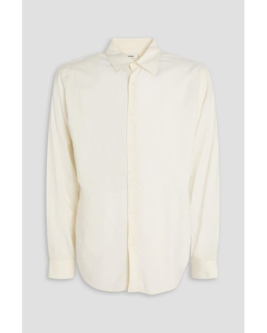 Sandro White Crepe Shirt for men