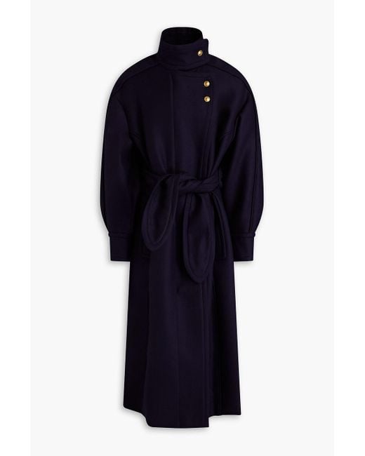 Zimmermann Blue Wool-twill Coat