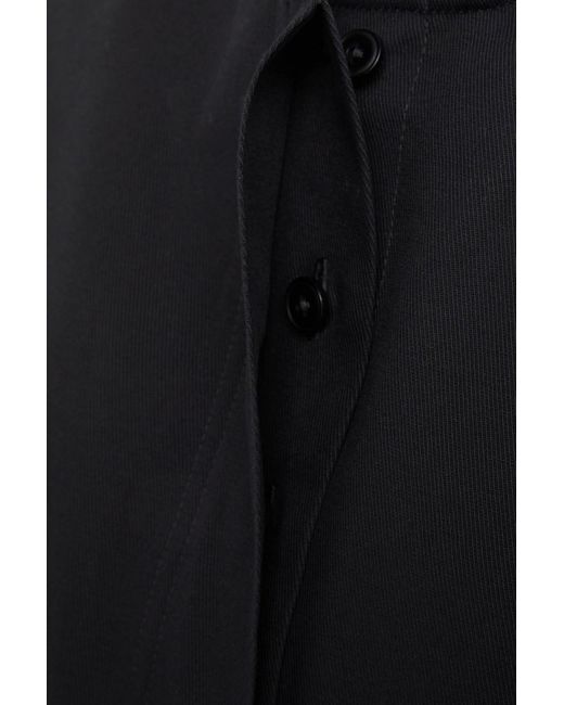 Totême  Black Cotton-twill Shirt