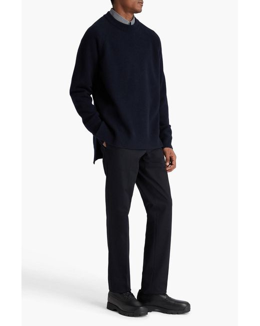 Jil Sander Blue Wool Sweater for men