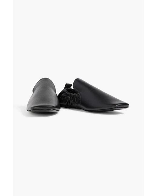 A.Emery Black Delphine Leather Loafers