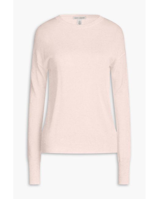Autumn Cashmere Pink Metallic Knitted Sweater
