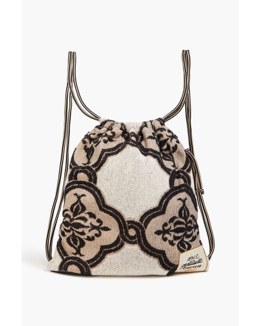 Zimmermann Natural Terry-jacquard Backpack