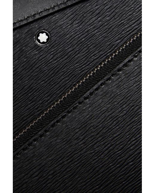 Montblanc Black Textured-leather Shoulder Bag for men