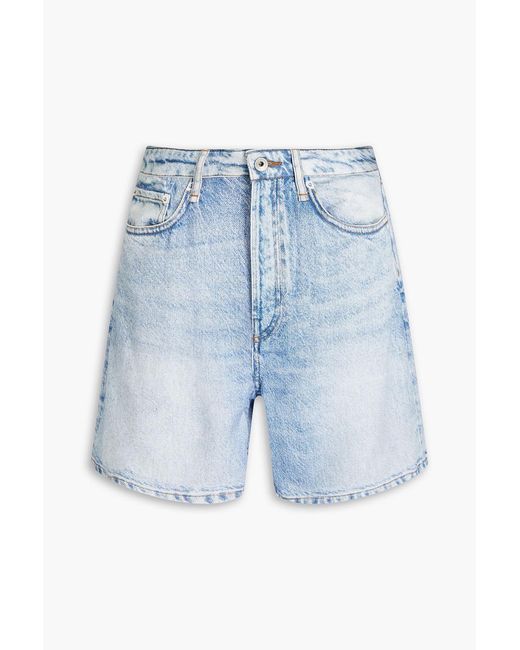Rag & Bone Blue Maya Printed Tm Shorts