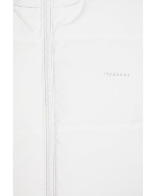 Holzweiler White Quilted Shell Down Vest