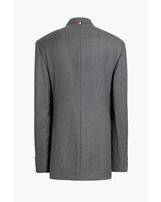 Thom Browne Gray Wool Blazer for men