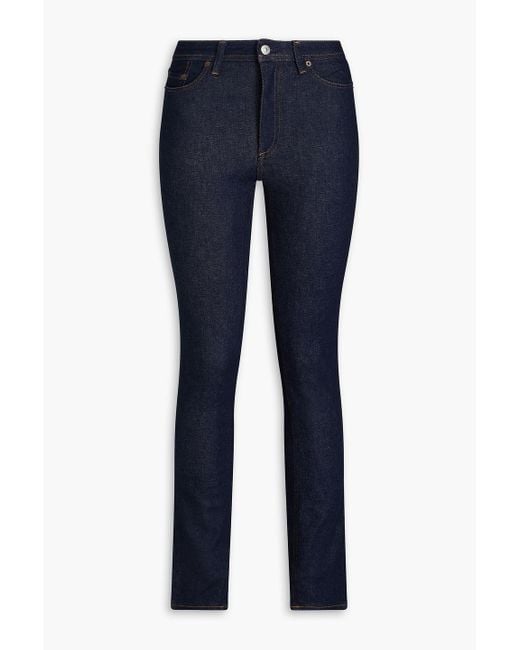Acne Blue Mid-rise Skinny Jeans