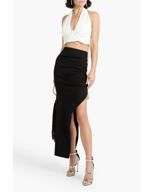 Nicholas Black Selah Asymmetric Pleated Jersey Skirt