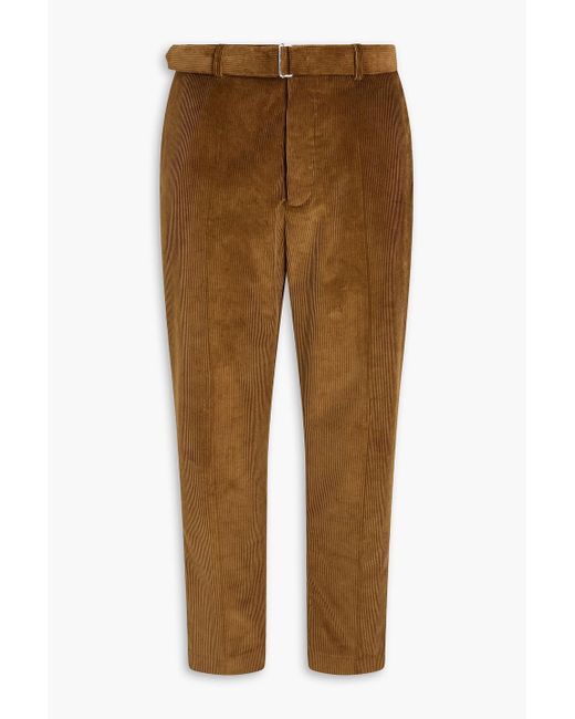 Officine Generale Karottenhose "shoche" aus baumwollcord in Brown für Herren