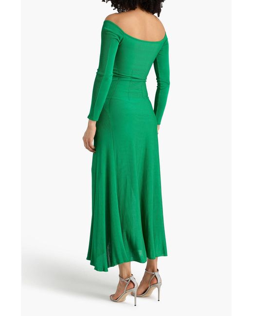 Jacquemus Green Knitted Maxi Dress