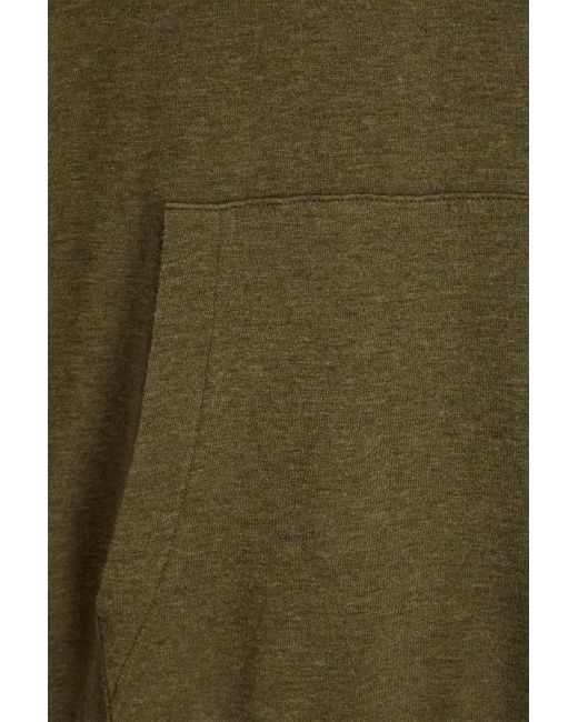 FRAME Green Cotton-jersey Hoodie for men