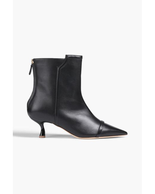 Malone Souliers Black Leather Ankle Boots