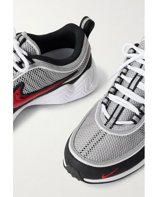 Nike Gray Air Zoom Spiridon Rubber-Trimmed Mesh Sneakers for men