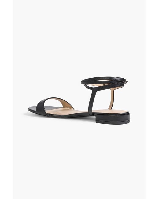 Stuart Weitzman White Leather Sandals