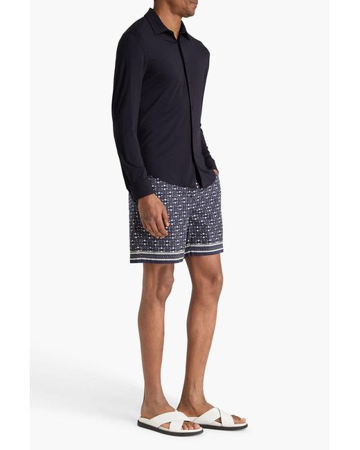 Sandro Blue Jersey Shirt for men