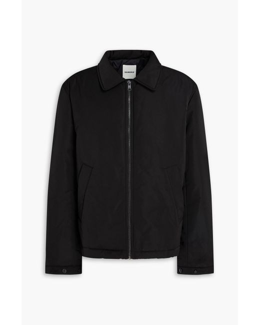 Sandro Black Shell Jacket for men
